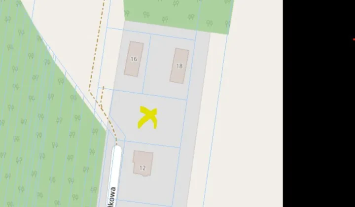 Działka budowlana Nowodworce, ul. Działkowa