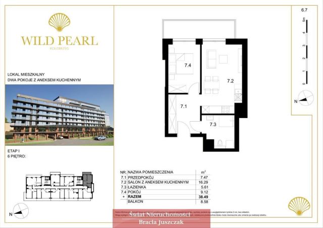Mieszkanie 2-pokojowe Kołobrzeg. Zdjęcie 2