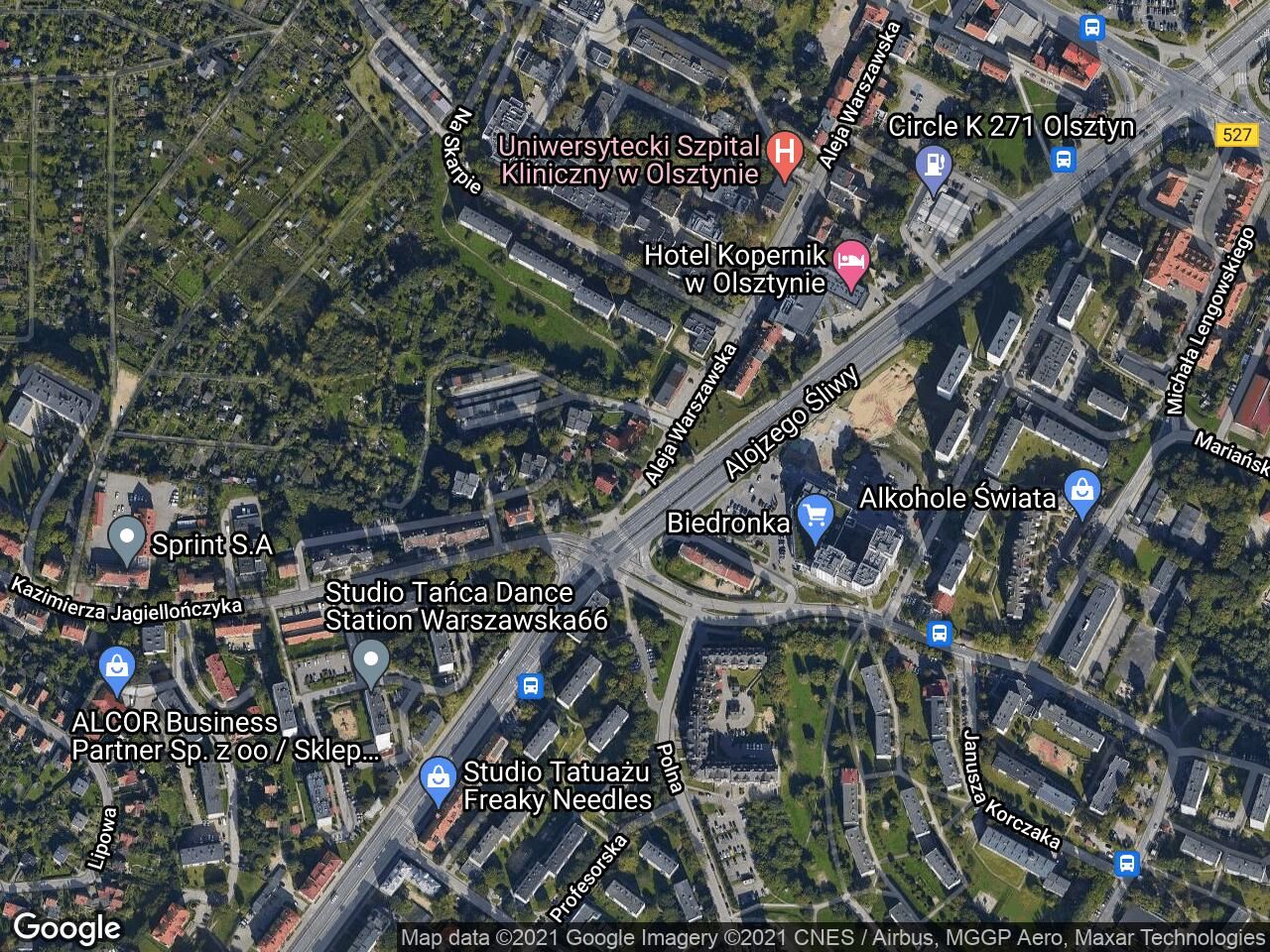 Garaż/miejsce parkingowe Olsztyn Śródmieście, al. Aleja Warszawska