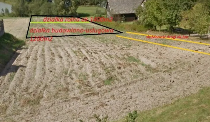 Działka rolno-budowlana Pielgrzymowice, ul. Zebrzydowicka