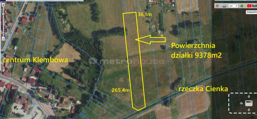 Działka rolno-budowlana Klembów