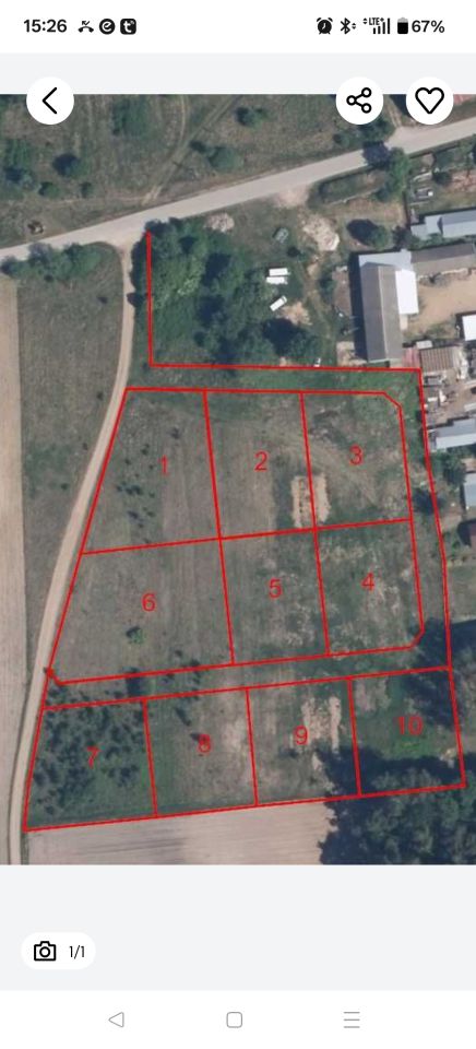 Działka rolno-budowlana Gaj, -. Zdjęcie 1