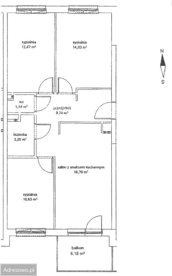 Mieszkanie 4-pokojowe Wrocław Muchobór Wielki, ul. Graniczna. Zdjęcie 19