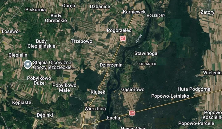 Działka rekreacyjna Dzierżenin