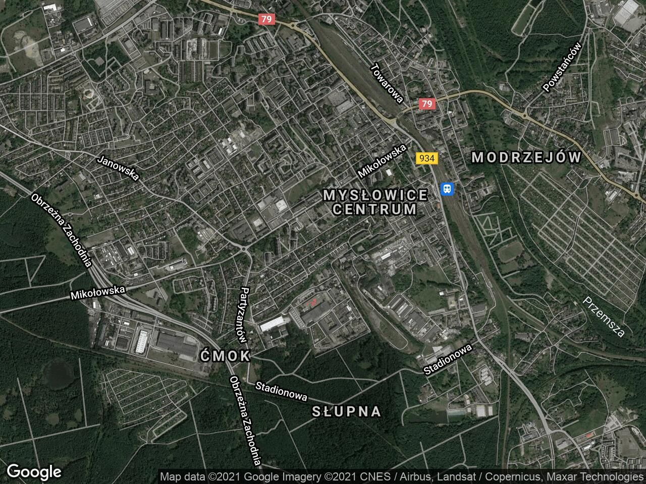 Działka budowlana Mysłowice Centrum, ul. Bolesława Prusa