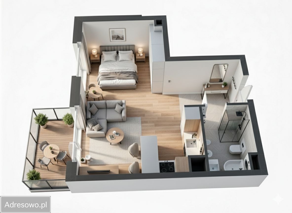 Mieszkanie 1-pokojowe Gdańsk Orunia, ul. Kazimierza Wielkiego. Zdjęcie 10