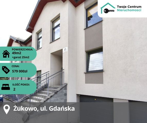 Mieszkanie 2-pokojowe Żukowo, ul. Gdańska. Zdjęcie 1