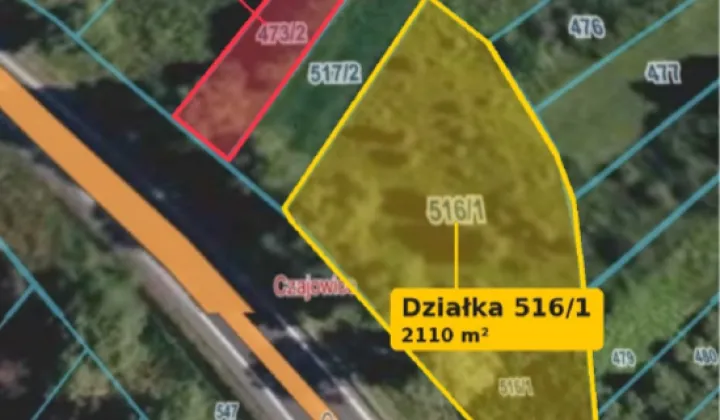 Działka rolna Czajowice, Czajowice
