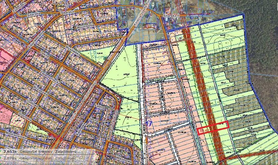 Działka rolno-budowlana Biłgoraj, ul. Sitarska. Zdjęcie 4