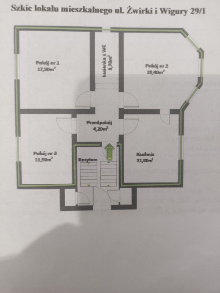 Mieszkanie 3-pokojowe Gubin, ul. Żwirki i Wigury. Zdjęcie 8