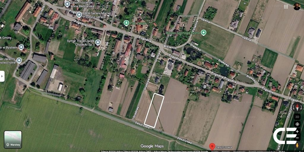 Działka budowlana Bystre, ul. Deszczowa. Zdjęcie 3