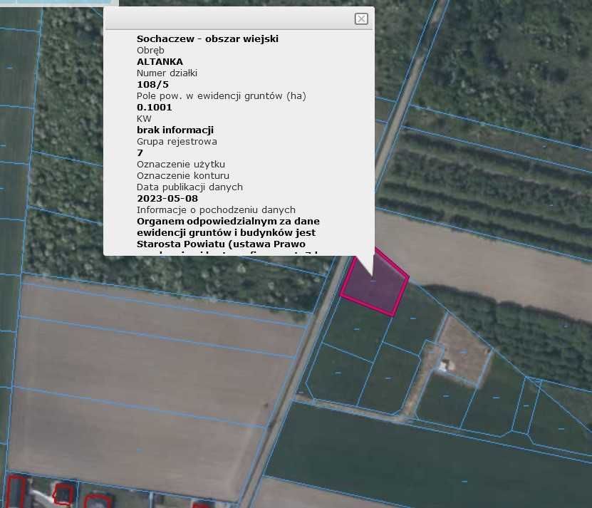 Działka budowlana Altanka. Zdjęcie 2