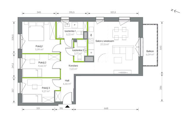 Mieszkanie 4-pokojowe Warszawa Targówek, ul. Oliwska. Zdjęcie 16