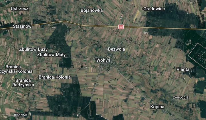 Działka rolna Wohyń