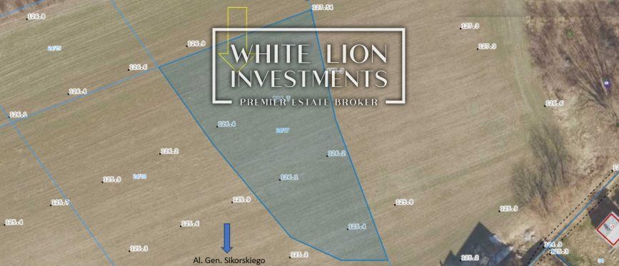 Działka inwestycyjna Kalisz Chmielnik, al. gen. Wł. Sikorskiego. Zdjęcie 20