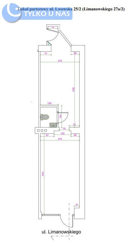 Lokal Kraków, ul. Bolesława Limanowskiego. Zdjęcie 14