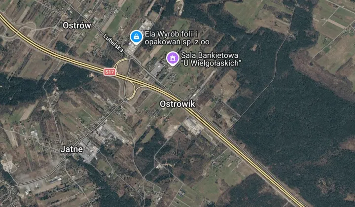 Działka rolno-budowlana Ostrowik