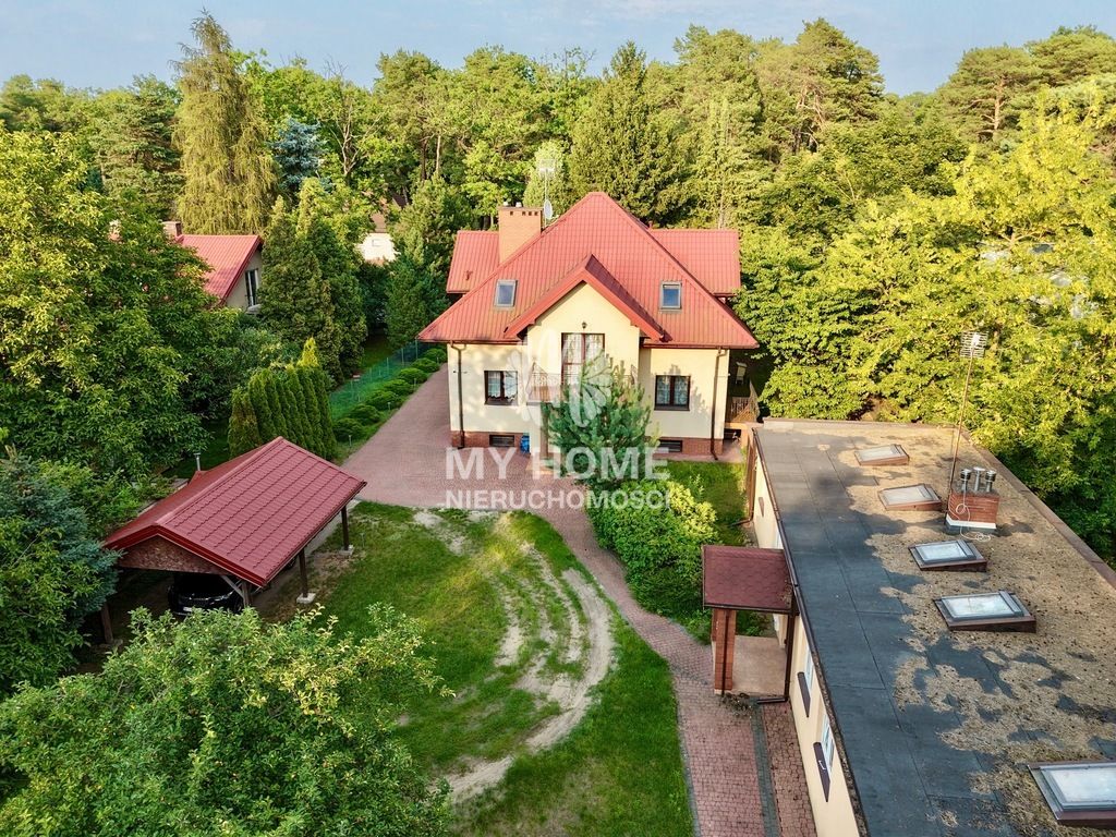 dom wolnostojący, 5 pokoi Milanówek, ul. Franciszka Grodeckiego. Zdjęcie 2