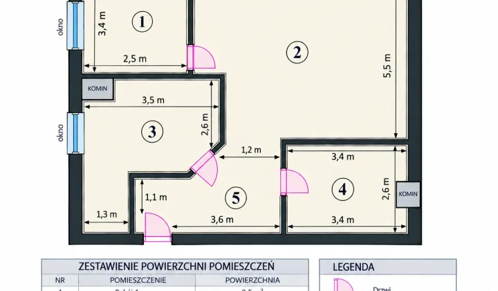 Mieszkanie 3-pokojowe Gdańsk Jasień, ul. Tadeusza Jasińskiego