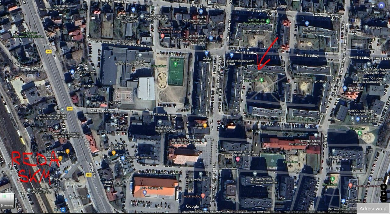 Mieszkanie 3-pokojowe Reda Centrum, ul. Jana Brzechwy. Zdjęcie 3