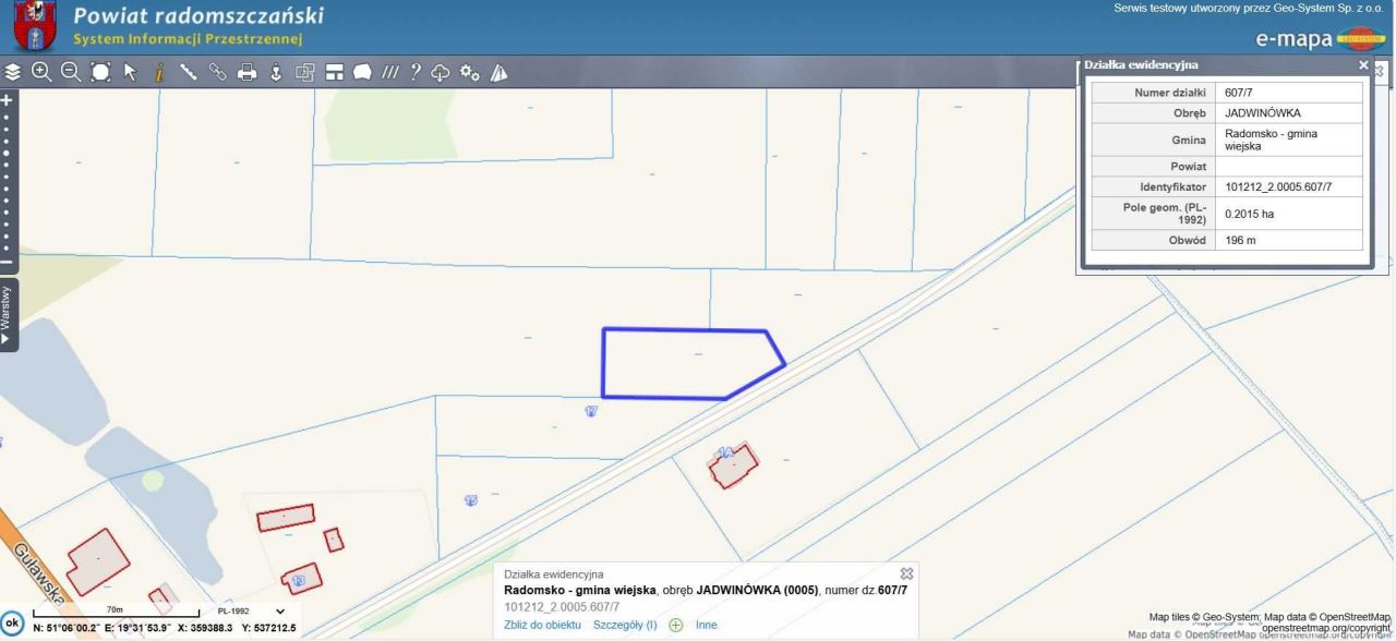 Działka budowlana Konradów. Zdjęcie 6