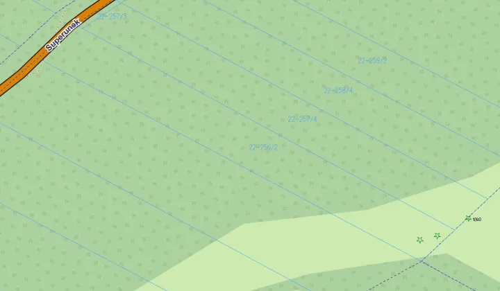 Działka leśna Wiązowna, ul. Superunek