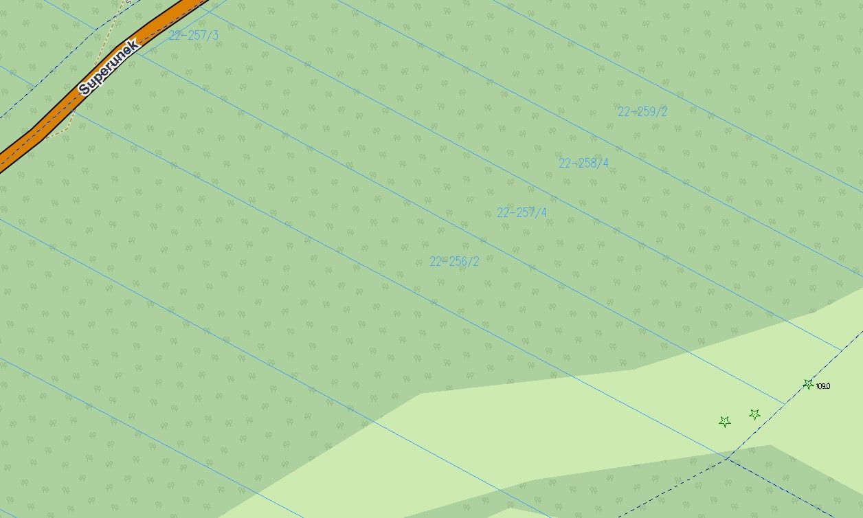 Działka leśna Wiązowna, ul. Superunek