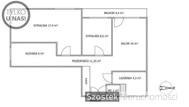 Mieszkanie 3-pokojowe Częstochowa Centrum, ul. Waszyngtona. Zdjęcie 22