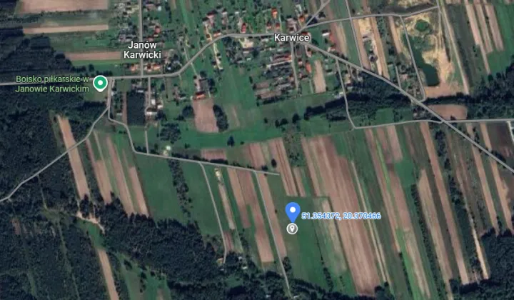 Działka rolna Karwice W Lesie