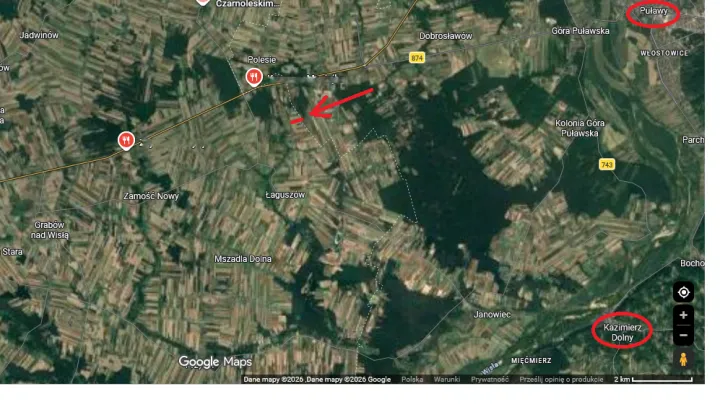 Działka budowlana Pająków