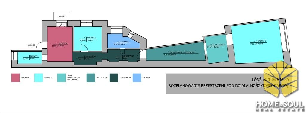 Mieszkanie 3-pokojowe Łódź, ul. Juliana Tuwima
