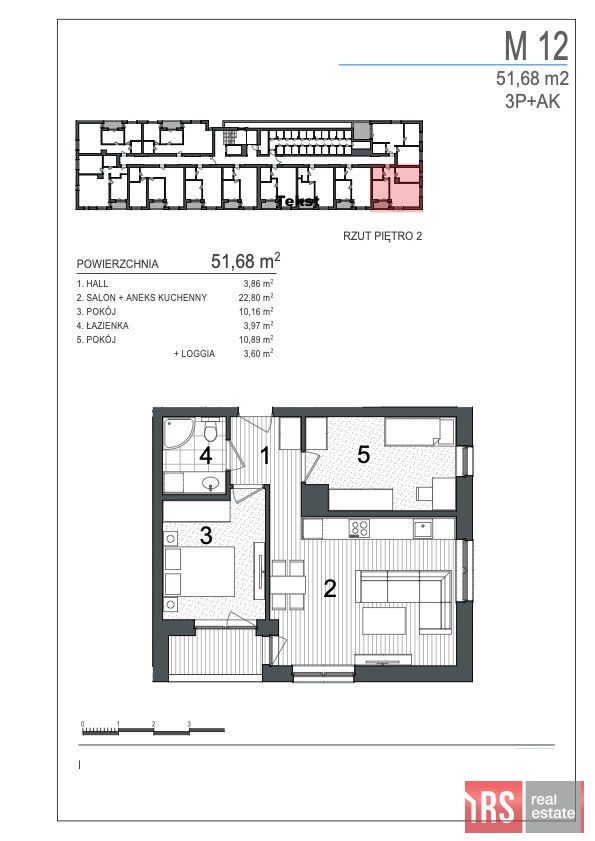 Mieszkanie 3-pokojowe Kołobrzeg, ul. ppor. Edmunda Łopuskiego. Zdjęcie 8