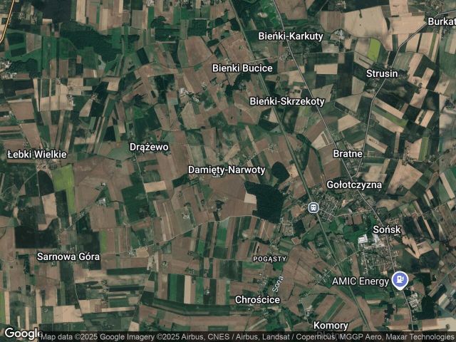 Działka rolna Damięty-Narwoty. Zdjęcie 1