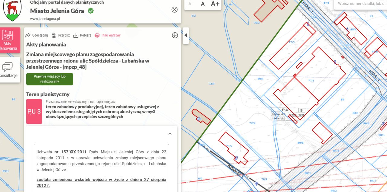 Działka inwestycyjna Jelenia Góra Cieplice Śląskie-Zdrój, ul. Spółdzielcza. Zdjęcie 9