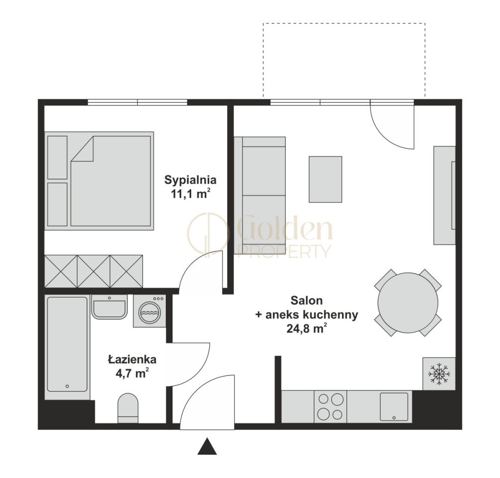 Mieszkanie 2-pokojowe Gdańsk Śródmieście, ul. Łąkowa. Zdjęcie 17