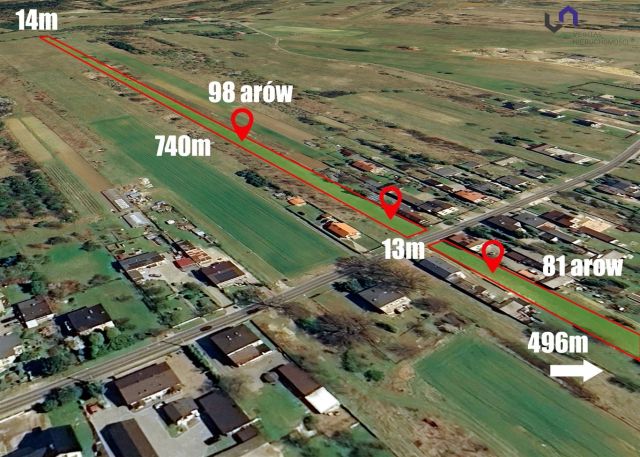 Działka rolno-budowlana Siemonia, ul. Kościuszki. Zdjęcie 14