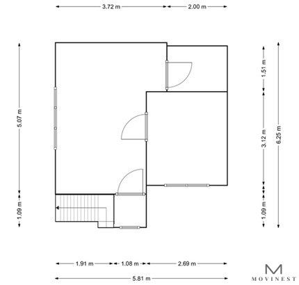 Mieszkanie 2-pokojowe Poznań Łazarz, pl. Stanisława Wyspiańskiego. Zdjęcie 12