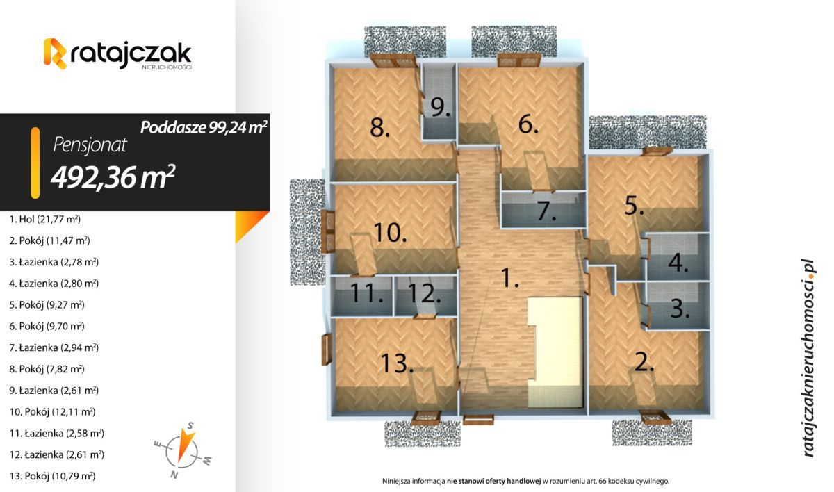 dom wolnostojący Łeba, ul. Władysława Grabskiego. Zdjęcie 22