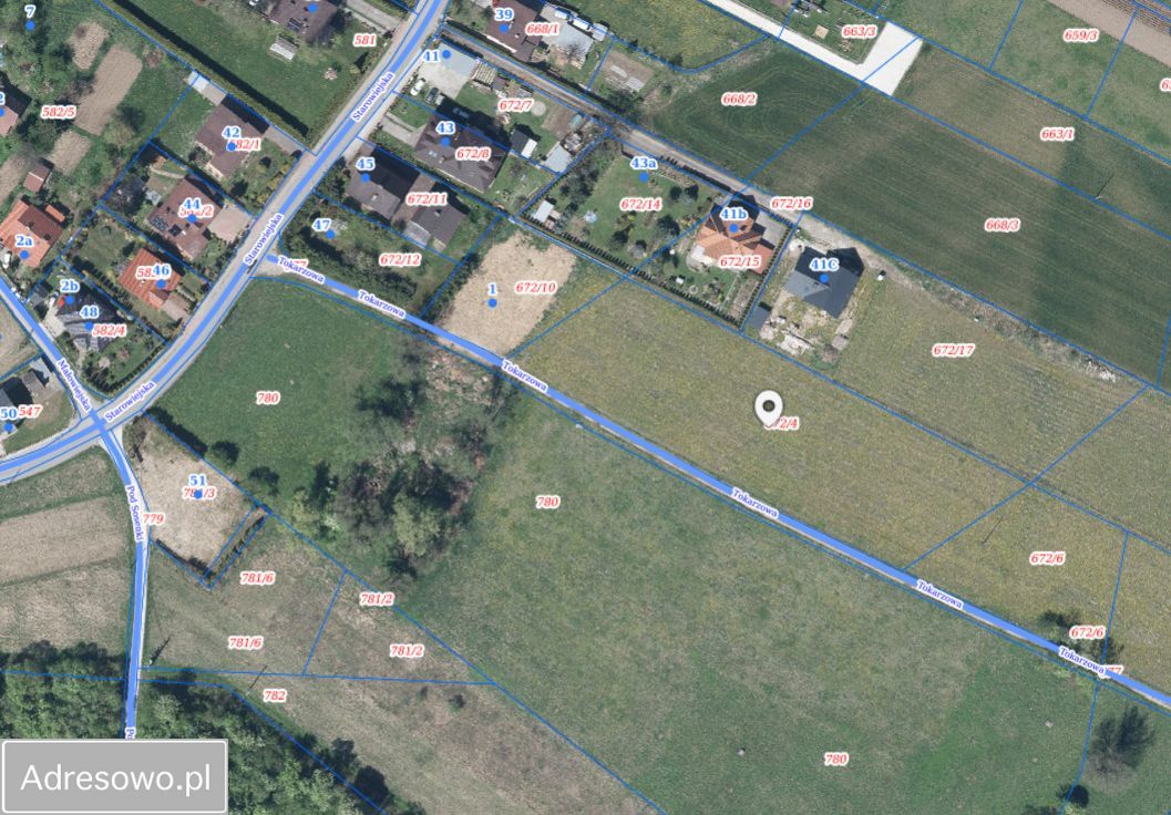 Działka budowlana Mała Wieś, ul. Tokarzowa. Zdjęcie 5