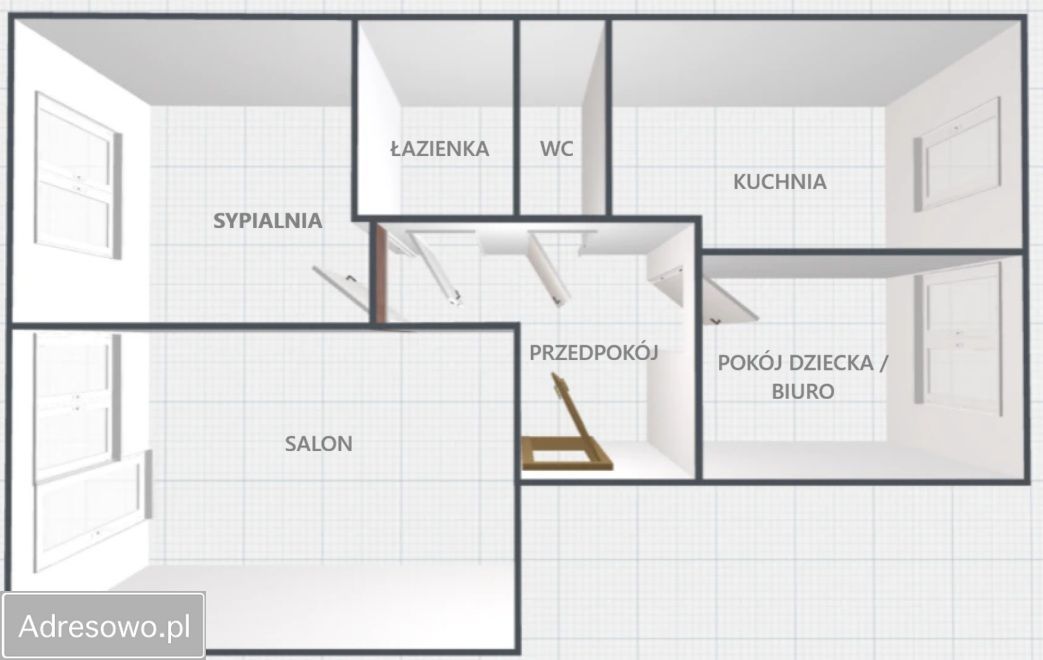 Mieszkanie 3-pokojowe Leszno, ul. Niemiecka. Zdjęcie 20