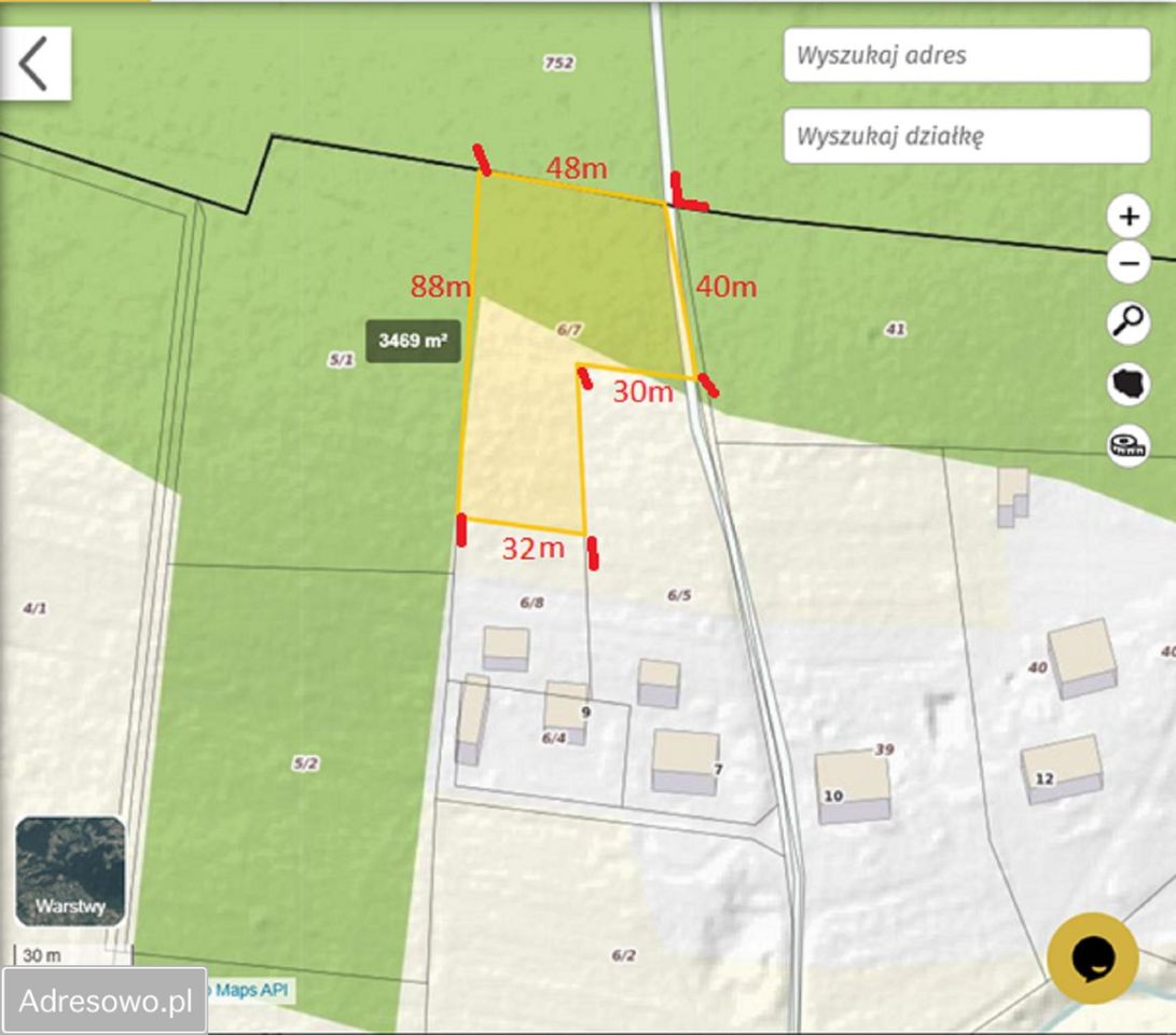 Działka budowlana Kiełkowice, ul. Więcki. Zdjęcie 12