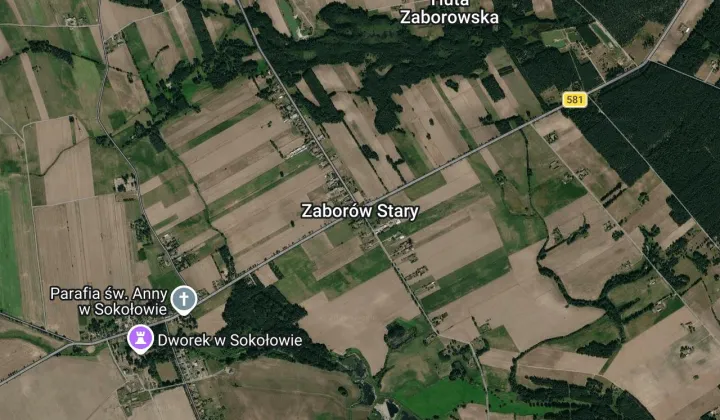Działka budowlana Zaborów Stary