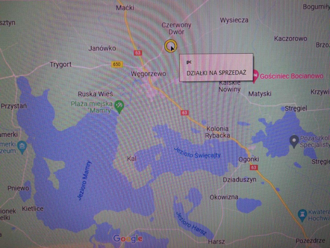 Działka budowlana Czerwony Dwór. Zdjęcie 3