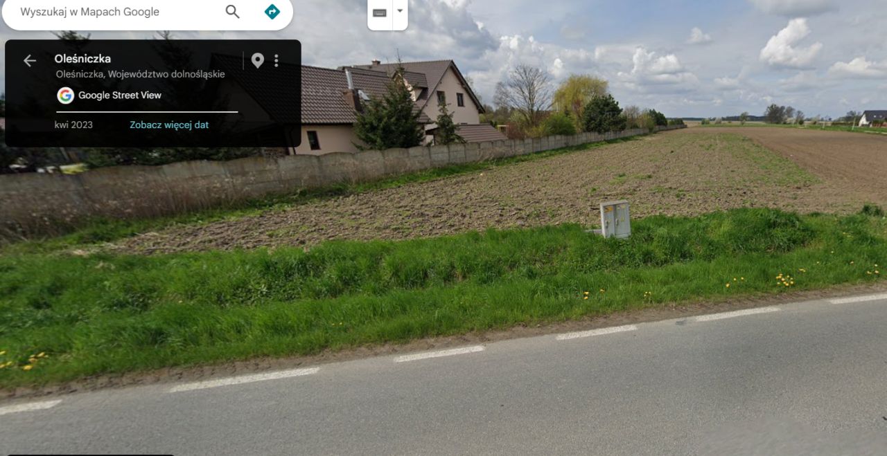 Działka budowlana Oleśniczka. Zdjęcie 1