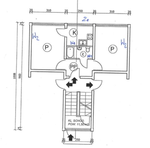 Mieszkanie 2-pokojowe Łódź Koziny, ul. Jana Długosza. Zdjęcie 13