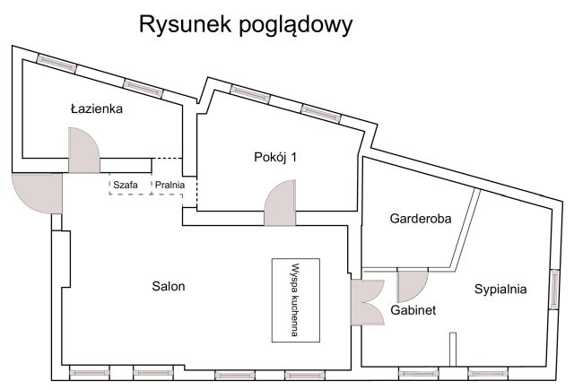 Mieszkanie 3-pokojowe Gdańsk Śródmieście, ul. Zaroślak. Zdjęcie 13