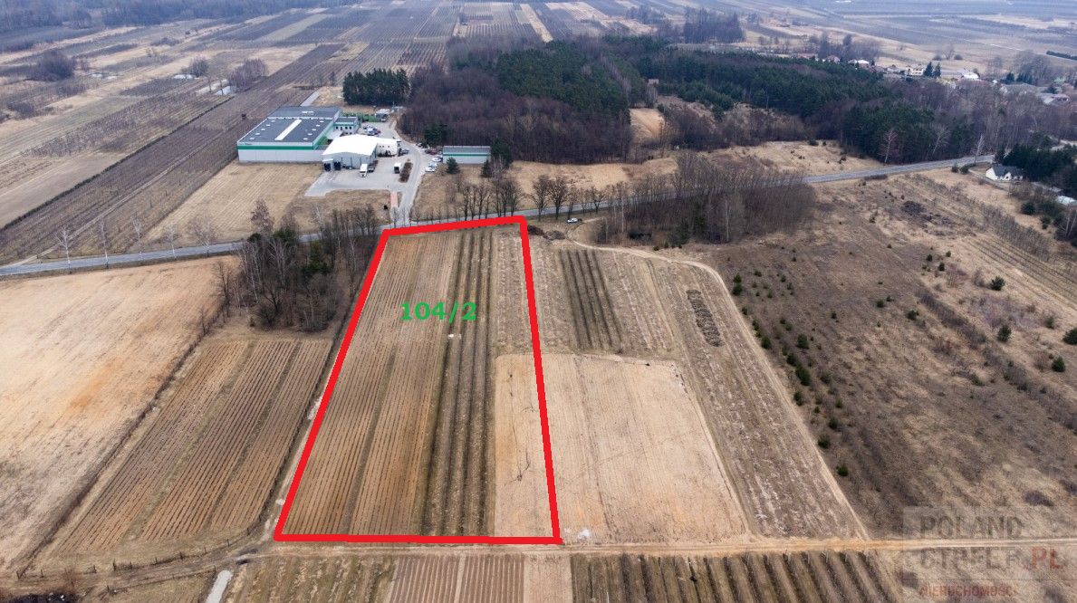 Działka rolno-budowlana Warka Ostrówek, brak