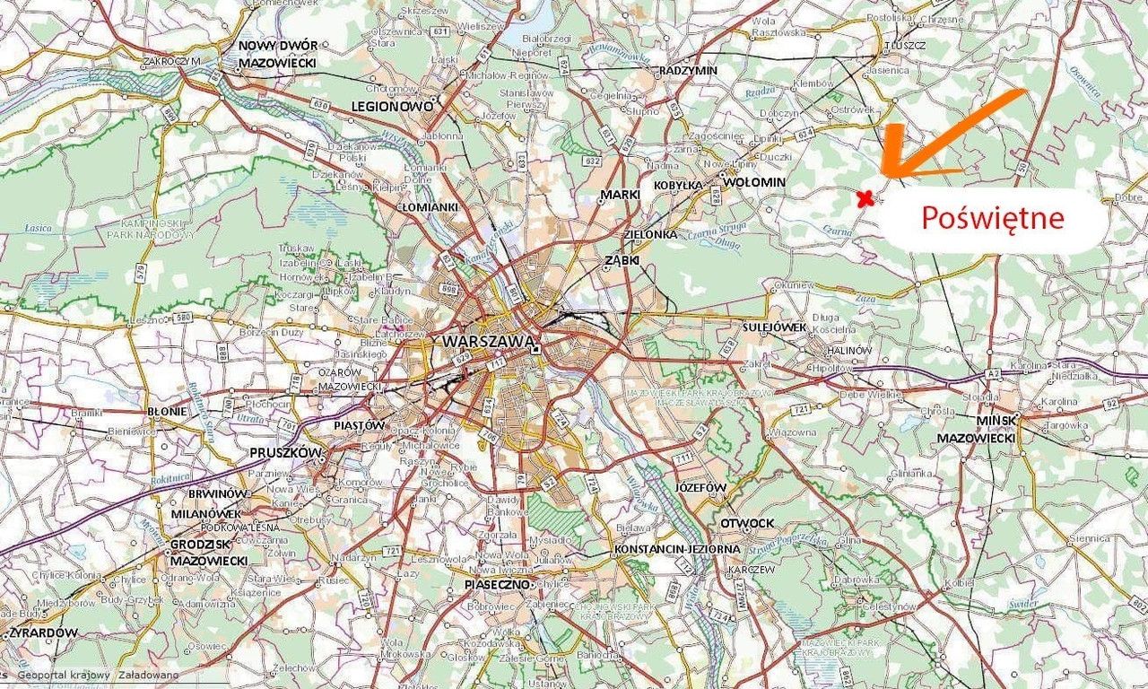 Działka rolna Poświętne, ul. Zachodnia. Zdjęcie 2