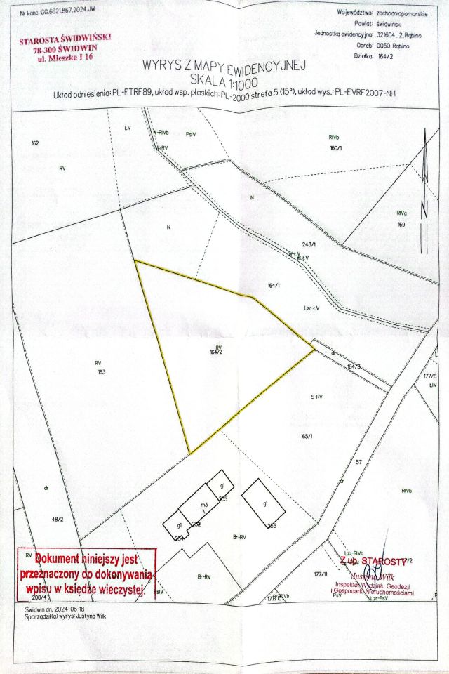 Działka rolna Rąbino. Zdjęcie 2