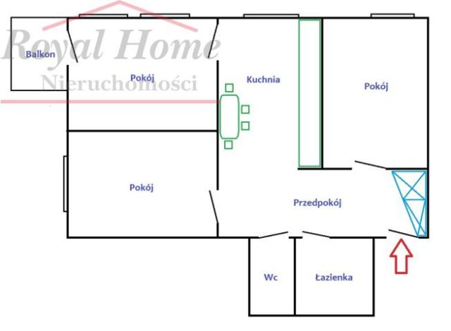 Mieszkanie 3-pokojowe Wrocław Krzyki, ul. Przestrzenna. Zdjęcie 14
